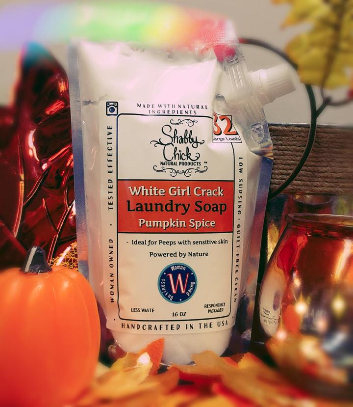 White Girl Crack Pumpkin Spice Laundry Soap, by Shabby Chick Cleaners